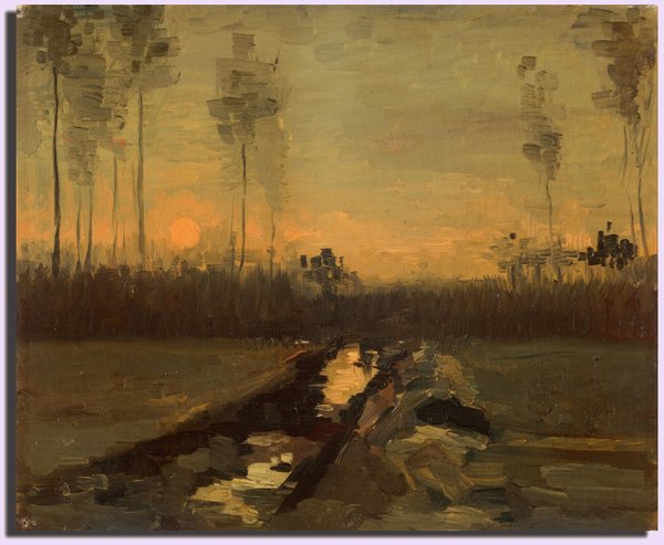 Vincent van Gogh, Landschaft in der Abenddämmerung, Lebensweg